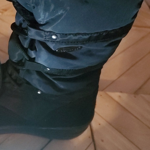 Pajar Size 40 Black Wedge Lace Up Boots - Picture 6 of 10